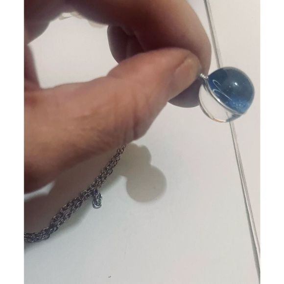 TAURUS BLUE GLOBE ZODIAC STAR SIGN NECKLACE - Picture 5 of 11